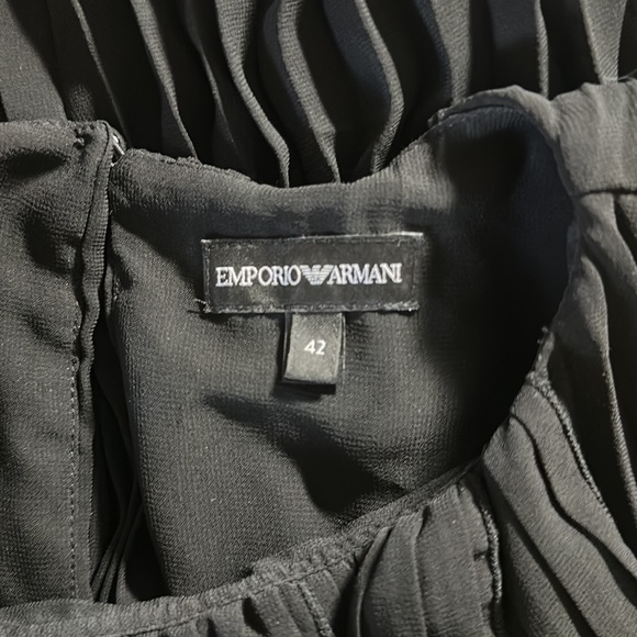 Emporio Armani Pleated Chiffon Dress EUC - Picture 6 of 8